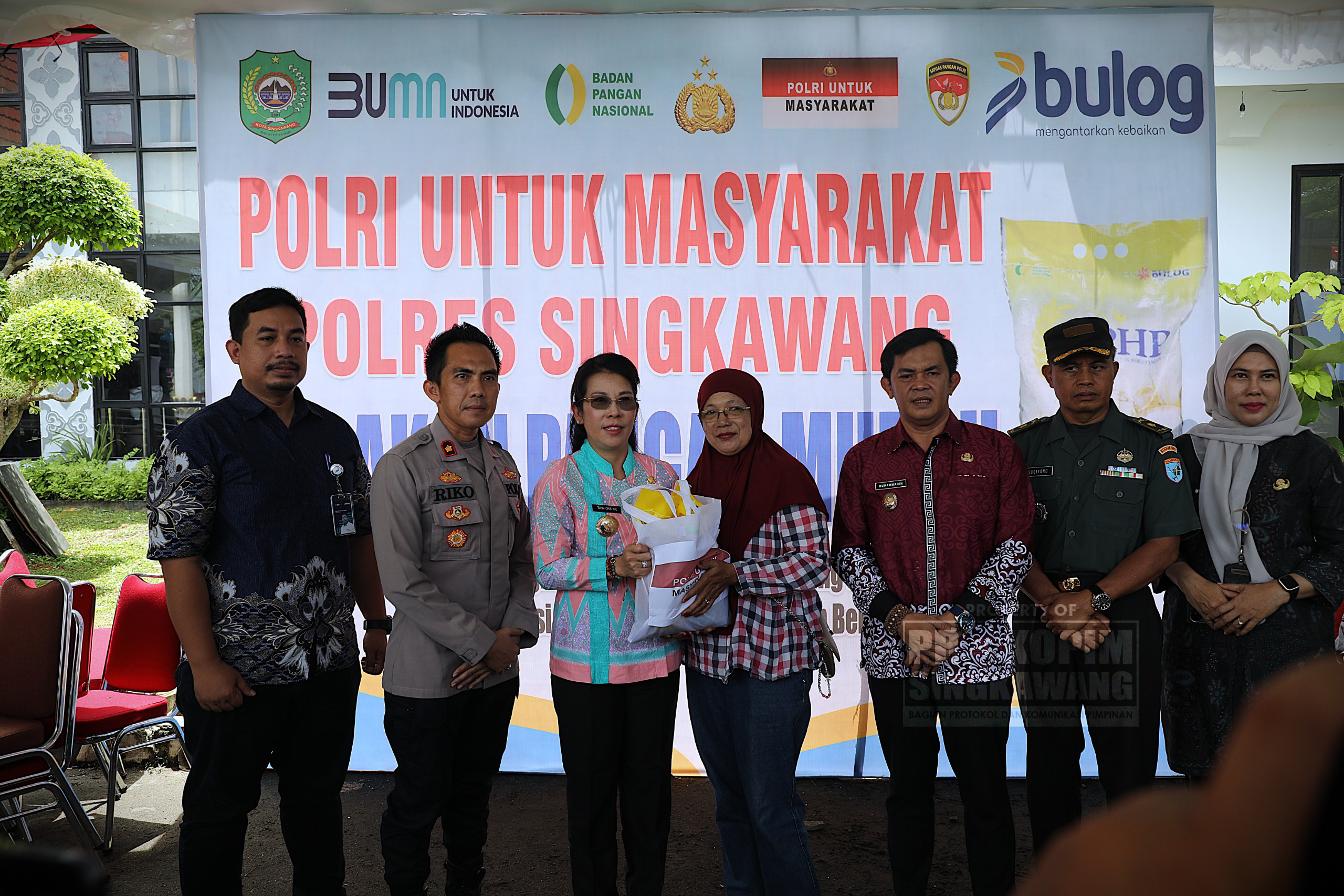 Gerakan Pangan Murah Polres Singkawang Bantu Ringankan Beban Ekonomi Warga